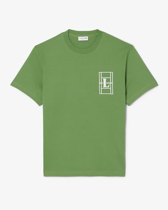 Zwaar Jersey T-shirt met Borduursel