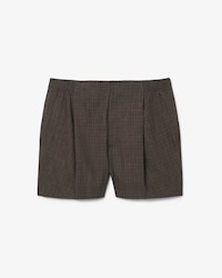 Runway Gedistingeerde Wollen Bermudabroek