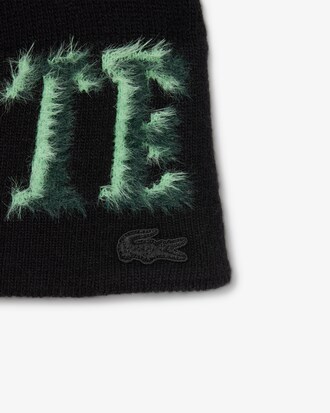 Wollen Muts met Intarsia Merk