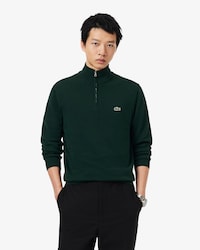 Katoenen Sweater met Hoge Hals en Rits