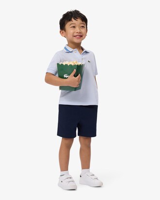 Stretch Chinoshort van Katoenen Keperstof