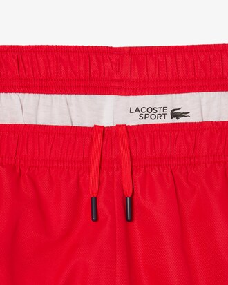 Sportshort met Logo en Streep