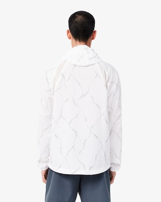 Reflecterend Tennisjack met Krokodilprint