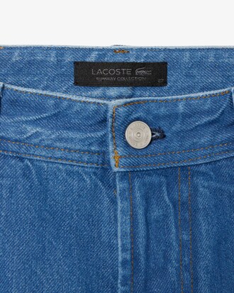 Runway Denim Barrel Leg Jeans met Brede Pasvorm