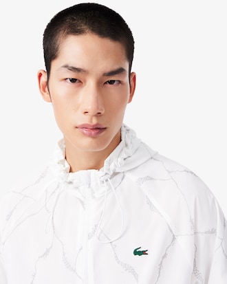 Reflecterend Tennisjack met Krokodilprint