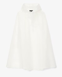 Runway Oversized Poncho Parka met Print