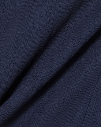 Slim Fit Pointelle Gebreide Katoenen Tanktop