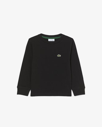 Unisex Langmouwig Katoenen T-shirt