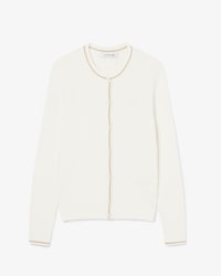 Gestreepte Gebreide Kabelcardigan