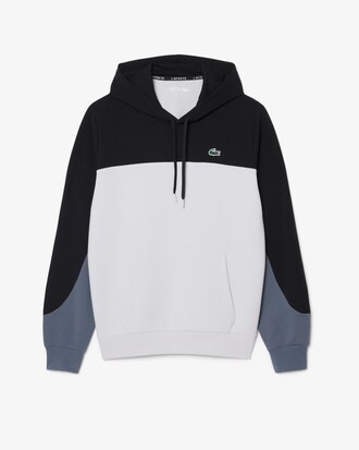 Colourblock Sporthoodie met Rits