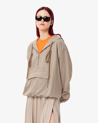 Oversized Flanellen Pullover Jack