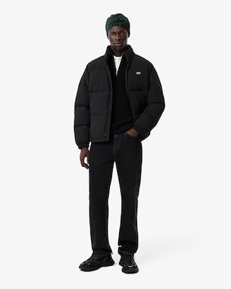 Wollen Jacquard Muts met Krokodil