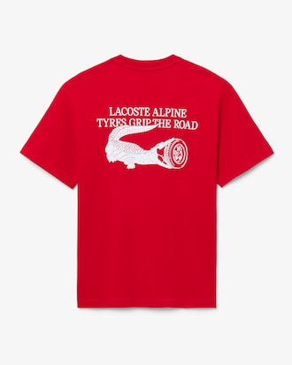 Lacoste x Alpine Jersey Grafisch T-shirt