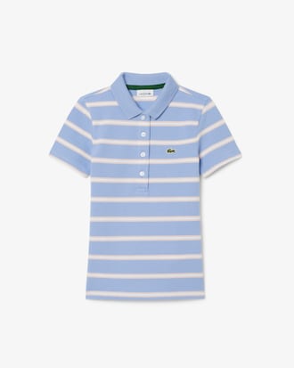 Gestreepte Petit Piqué Polo