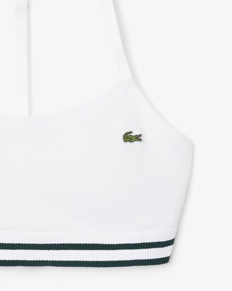 Geribbelde Katoenen Bralette