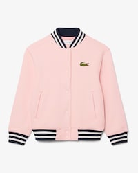 Fleece Bomberjack met Geborduurde Badge