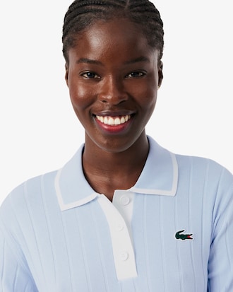 Stretch Golfsweater met Polokraag