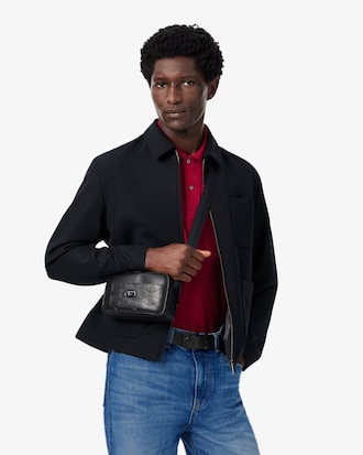 Leren Monogram Opbergtas