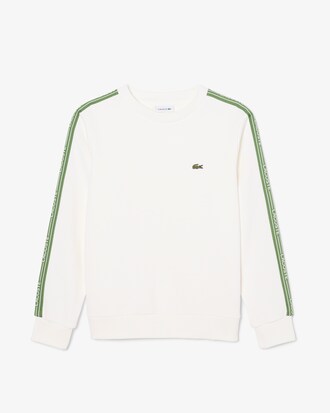 Katoenen Sweatshirt met Logostreep