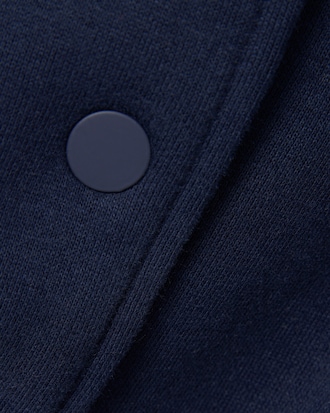 Fleece Bomberjack met Geborduurde Badge