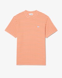 Getextureerd Gestreept Katoenen T-shirt