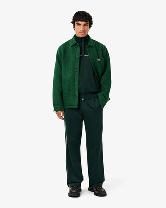 Fleece Sweatshirt met Satijneffect en Rits