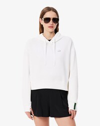Katoenen Hoodie met Korte Snit