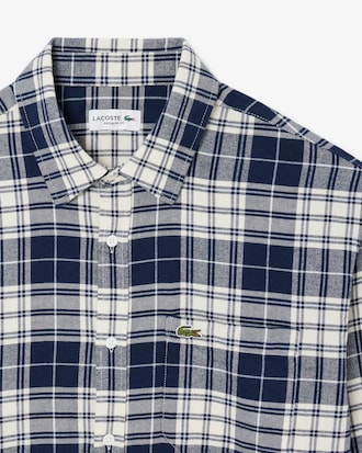 Regular Fit Plaid Flanellen Hemd