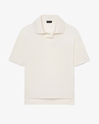 Runway Oversized Zijden Piqu&eacute; Polohemd