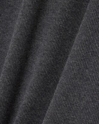 Slim Fit Geribbelde Katoenen Jurk met Polokraag