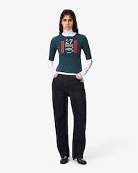 Runway Oversized Indigo Denim Jeans