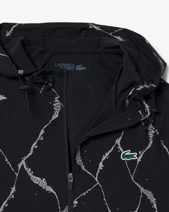 Reflecterend Tennisjack met Krokodilprint