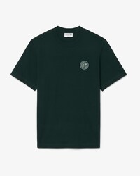 Katoenen Jersey T-shirt met Tennisbadge Accenten