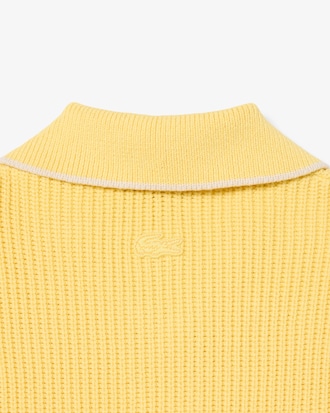 Katoenen Polojurk met Badge Accenten