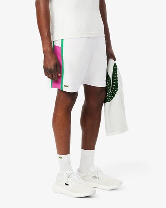 Lichtgewichte Colourblock Gestreepte Tennisshort