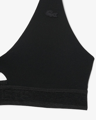 Microvezel Bralette met Geperforeerde Band