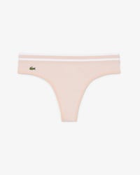Katoenen String met Gestreepte Taille