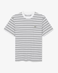 Gestreept Zwaar Katoenen T-shirt
