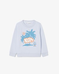 Fleece Crewneck Sweatshirt met Afdruk