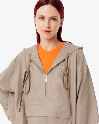 Oversized Flanellen Pullover Jack