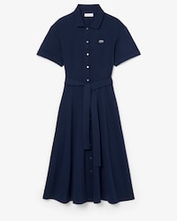 Wijdlopende Mini-Piqu&eacute; Polojurk
