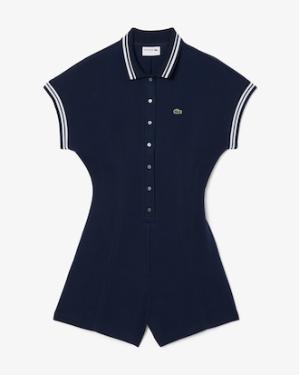 Frans Vervaardigde Playsuit met Polokraag