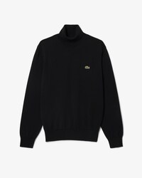 Cotton Jersey Roll Neck Sweater