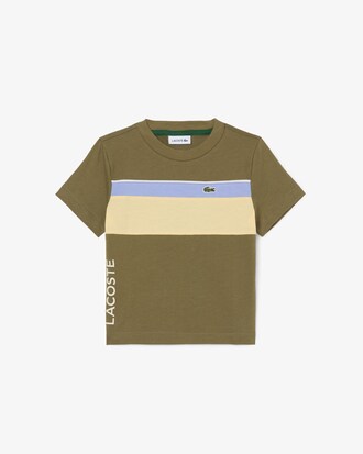 Katoenen Colourblock T-shirt