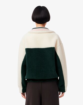 Oversized Fleece Sweatshirt met Hoge Hals