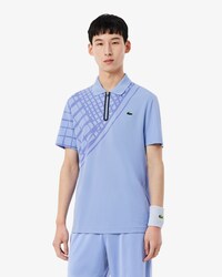 Ultra-Dry Slim Fit Tennispolo met Print