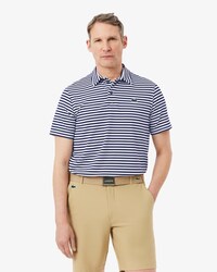 Regular Fit Ultra Dry Gestreept Golf Polohemd