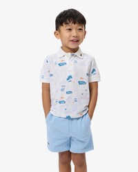 Mini Piqu&eacute; Polohemd met Afdruk