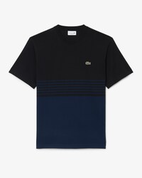 Colourblock T-shirt van Gestreepte Jersey