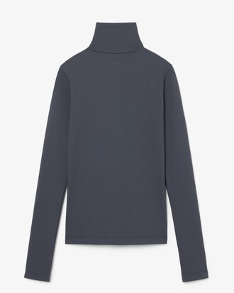 Runway Stretch T-shirt met Print en Hoge Hals